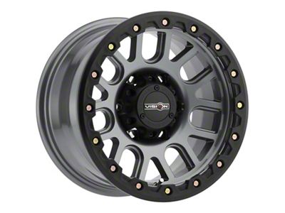 Vision Off-Road Nemesis Gunmetal 6-Lug Wheel; 18x9; 0mm Offset (14-18 Silverado 1500)