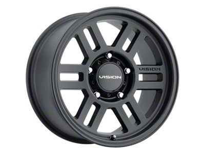 Vision Off-Road Manx 2 Overland Satin Black 6-Lug Wheel; 17x9; -12mm Offset (14-18 Silverado 1500)