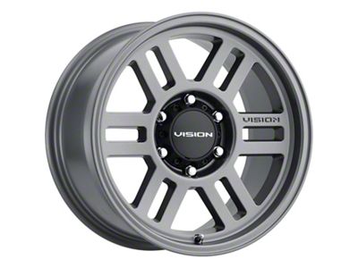 Vision Off-Road Manx 2 Overland Satin Gray 6-Lug Wheel; 17x9; -12mm Offset (99-06 Silverado 1500)