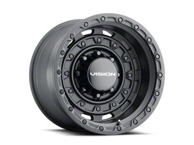 Vision Off-Road Tactical Satin Black 8-Lug Wheel; 17x10; -25mm Offset (03-09 RAM 3500 SRW)