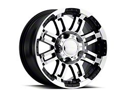 Vision Off-Road Warrior Gloss Black Machined 6-Lug Wheel; 17x8.5; 25mm Offset (04-08 F-150)