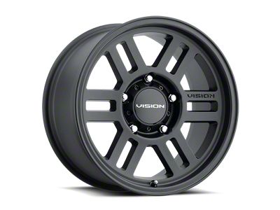 Vision Off-Road Manx 2 Overland Satin Black 8-Lug Wheel; 17x9; 12mm Offset (07-10 Sierra 2500 HD)