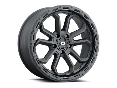Vision Off-Road Korupt Satin Black 8-Lug Wheel; 17x9; -12mm Offset (07-10 Sierra 3500 HD SRW)