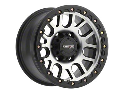 Vision Off-Road Nemesis Matte Black Machined 6-Lug Wheel; 18x9; 0mm Offset (07-13 Silverado 1500)