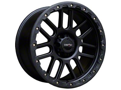 Vision Off-Road Nemesis Matte Black 6-Lug Wheel; 17x9; -12mm Offset (07-13 Silverado 1500)