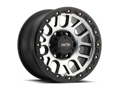 Vision Off-Road Nemesis Matte Black Machined Face 6-Lug Wheel; 20x9; 12mm Offset (07-13 Silverado 1500)