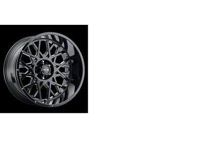 Vision Off-Road Rocker Gloss Black 6-Lug Wheel; 22x10; -19mm Offset (07-13 Silverado 1500)