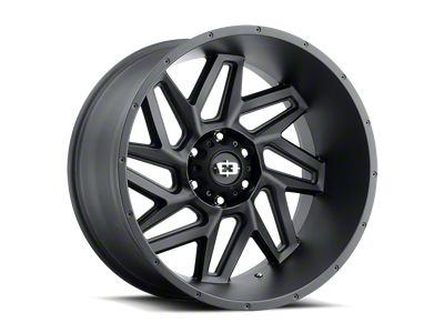 Vision Off-Road Spyder Satin Black 6-Lug Wheel; 20x12; -57mm Offset (07-13 Silverado 1500)
