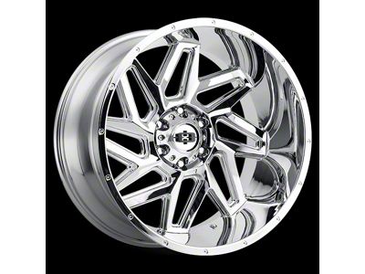 Vision Off-Road Spyder Chrome 8-Lug Wheel; 22x12; -51mm Offset (07-10 Silverado 2500 HD)