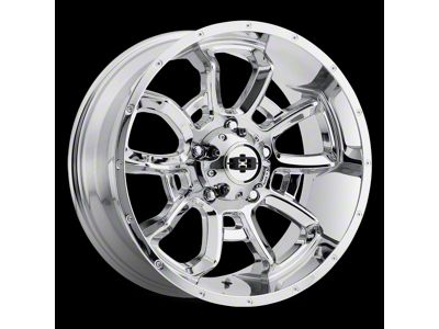 Vision Off-Road Bomb Chrome 8-Lug Wheel; 20x10; -25mm Offset (07-10 Silverado 3500 HD SRW)