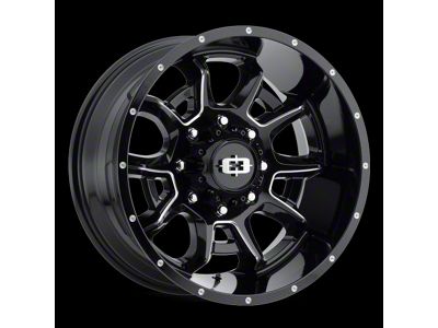 Vision Off-Road Bomb Chrome 8-Lug Wheel; 20x9; 12mm Offset (07-10 Silverado 3500 HD SRW)