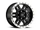 Vision Off-Road Manx Gloss Black Machined 6-Lug Wheel; 18x9; 0mm Offset (07-14 Tahoe)