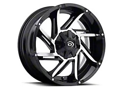 Vision Off-Road Prowler Gloss Black Machined 6-Lug Wheel; 20x9; 12mm Offset (07-14 Tahoe)