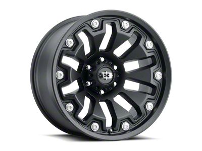 Vision Off-Road Armor Satin Black 6-Lug Wheel; 18x9; -12mm Offset (07-14 Yukon)