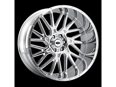 Vision Off-Road Brawl Chrome 8-Lug Wheel; 22x12; -51mm Offset (08-10 F-250 Super Duty)