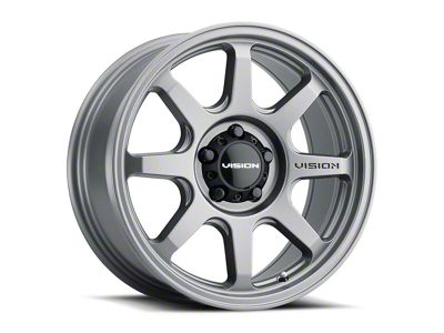 Vision Off-Road Flow Satin Grey 8-Lug Wheel; 20x9; 12mm Offset (08-10 F-250 Super Duty)