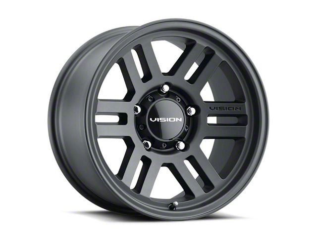 Vision Off-Road Manx 2 Overland Satin Black 5-Lug Wheel; 17x9; -12mm Offset (09-18 RAM 1500)