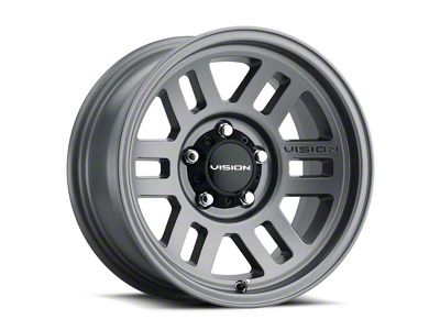 Vision Off-Road Manx 2 Overland Satin Gray 5-Lug Wheel; 17x9; -12mm Offset (09-18 RAM 1500)