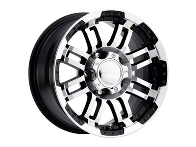 Vision Off-Road Warrior Gloss Black Machined 5-Lug Wheel; 20x9; 18mm Offset (09-18 RAM 1500)