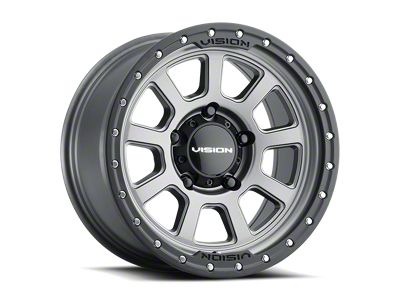 Vision Off-Road Ojos Satin Gray 5-Lug Wheel; 20x9; -12mm Offset (09-18 RAM 1500)