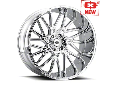 Vision Off-Road Brawl Chrome 8-Lug Wheel; 20x9; 12mm Offset (11-16 F-250 Super Duty)