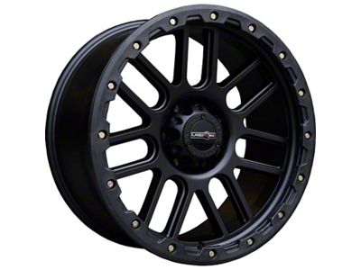 Vision Off-Road Nemesis Matte Black 6-Lug Wheel; 20x9; 10mm Offset (14-18 Sierra 1500)