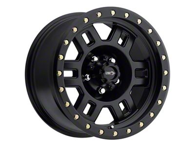Vision Off-Road Manx Matte Black 6-Lug Wheel; 18x9; 0mm Offset (14-18 Silverado 1500)