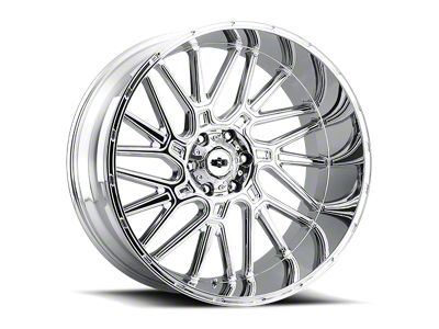 Vision Off-Road Brawl Chrome 6-Lug Wheel; 20x10; -25mm Offset (14-18 Silverado 1500)