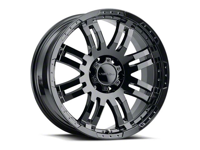 Vision Off-Road Warrior Gloss Black 6-Lug Wheel; 18x8.5; 25mm Offset (15-20 F-150)