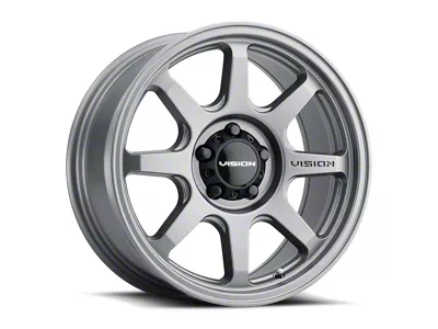 Vision Off-Road Flow Satin Grey 6-Lug Wheel; 20x9; 10mm Offset (15-20 F-150)