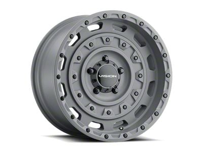 Vision Off-Road Tactical Thrashed Gunmetal 6-Lug Wheel; 20x12; -44mm Offset (15-20 Yukon)