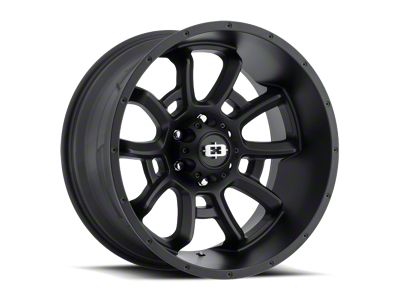Vision Off-Road Bomb Satin Black 8-Lug Wheel; 20x9; 12mm Offset (17-22 F-350 Super Duty SRW)