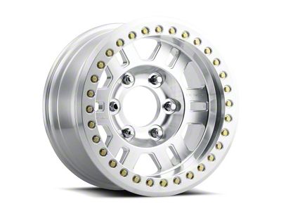 Vision Off-Road Manx Beadlock Machined 8-Lug Wheel; 17x8.5; -15mm Offset (17-22 F-350 Super Duty SRW)