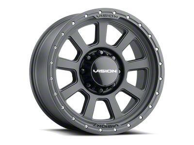 Vision Off-Road Ojos Satin Black 8-Lug Wheel; 20x9; -12mm Offset (17-22 F-350 Super Duty SRW)