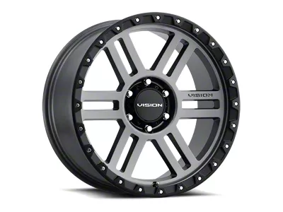 Vision Off-Road Manx 2 Satin Grey 6-Lug Wheel; 18x9; 12mm Offset (19-23 Ranger)