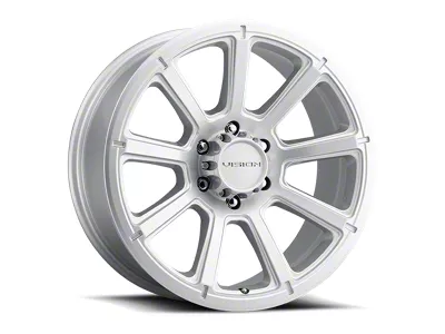 Vision Off-Road Turbine Winter Paint-Silver 6-Lug Wheel; 20x9; 18mm Offset (19-23 Ranger)