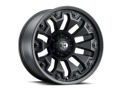 Vision Off-Road WHL Satin Black with Black Bolt Inserts 6-Lug Wheel; 20x10; -25mm Offset (19-23 Ranger)