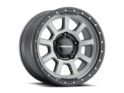 Vision Off-Road Ojos Satin Grey 6-Lug Wheel; 20x9; 12mm Offset (19-25 Sierra 1500)