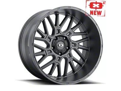 Vision Off-Road Brawl Satin Black 6-Lug Wheel; 20x10; -25mm Offset (19-25 Silverado 1500)