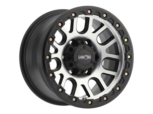 Vision Off-Road Nemesis Matte Black Machined 6-Lug Wheel; 18x9; 18mm Offset (15-20 F-150)