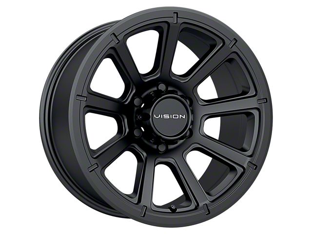 Vision Off-Road Turbine Matte Black 6-Lug Wheel; 20x9; 18mm Offset (15-20 F-150)