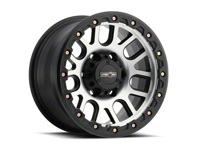 Vision Off-Road Nemesis Matte Black Machined 6-Lug Wheel; 18x9; 18mm Offset (21-25 F-150)