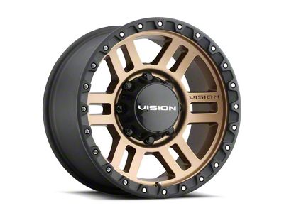 Vision Off-Road Manx 2 Bronze 6-Lug Wheel; 17x9; 12mm Offset (2024 Ranger)