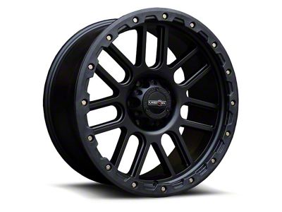 Vision Off-Road Nemesis Matte Black 6-Lug Wheel; 17x9; -12mm Offset (2024 Ranger)