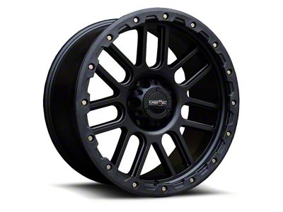 Vision Off-Road Nemesis Matte Black 6-Lug Wheel; 20x9; 12mm Offset (24-25 Ranger)