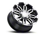 Warrior Gloss Black Machined 6-Lug Wheel; 17x8.5; 25mm Offset (24-26 Ranger)