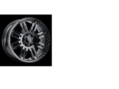 Vision Off-Road Warrior Gloss Black 6-Lug Wheel; 16x8; 12mm Offset (91-96 Dakota)