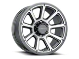 Vision Wheel Turbine Gunmetal Machined Face 8-Lug Wheel; 20x9; 12mm Offset (94-02 RAM 2500)