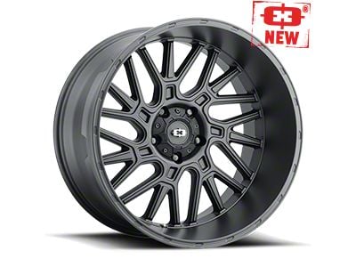 Vision Off-Road Brawl Satin Black 8-Lug Wheel; 22x14; -76mm Offset (99-07 F-250 Super Duty)