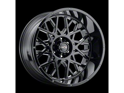 Vision Off-Road Rocker Chrome 8-Lug Wheel; 24x12; -51mm Offset (99-07 F-250 Super Duty)